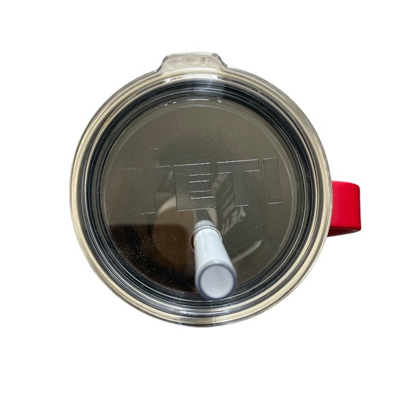 YETI Rambler 35 oz Mug with Straw Lid in Rescue Red.  - Picture 2 of 3